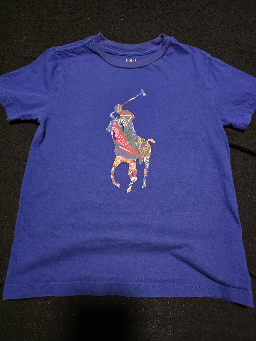 Polo by Ralph Lauren Royal Blue Graphic Pony Tee